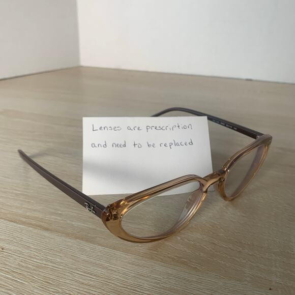 Ray-Ban RB7188 5940 Eyeglasses Sunglasses Brown Cat Eye Frames Only 52-18-140 - Picture 1 of 8